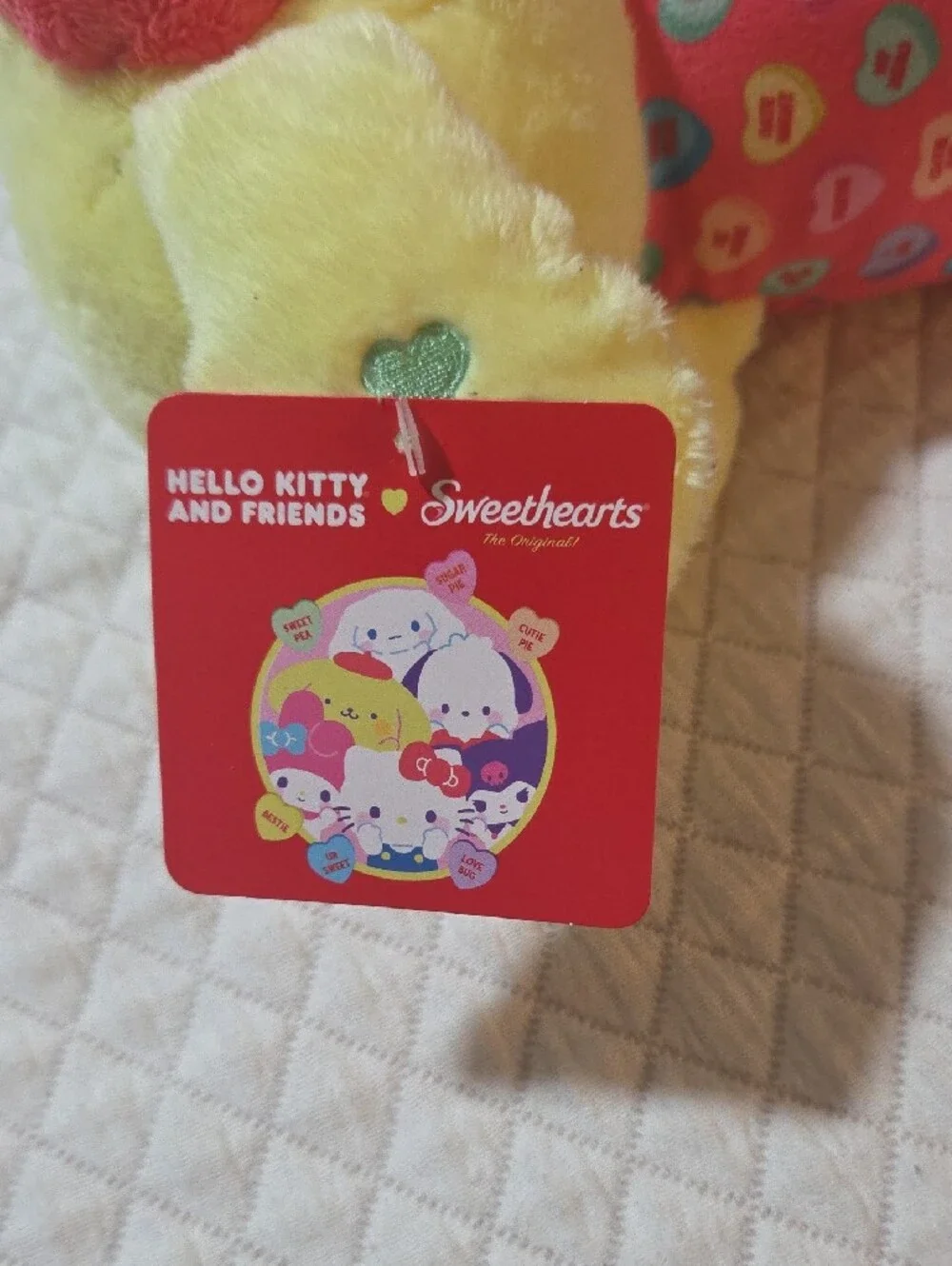 Sweethearts Hello Kitty Small Pet Toy with Pink Hat - Soft Cuddly Companion